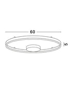 Plafoniera Nova Luce HEDRA 9030526