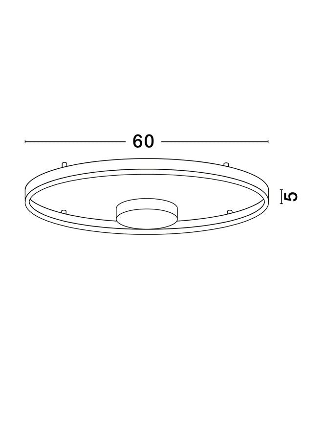Plafoniera Nova Luce HEDRA 9030527