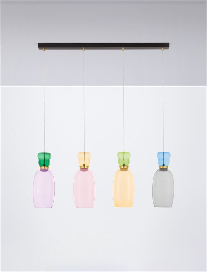 Lustra Nova Luce PLUMA 9030548