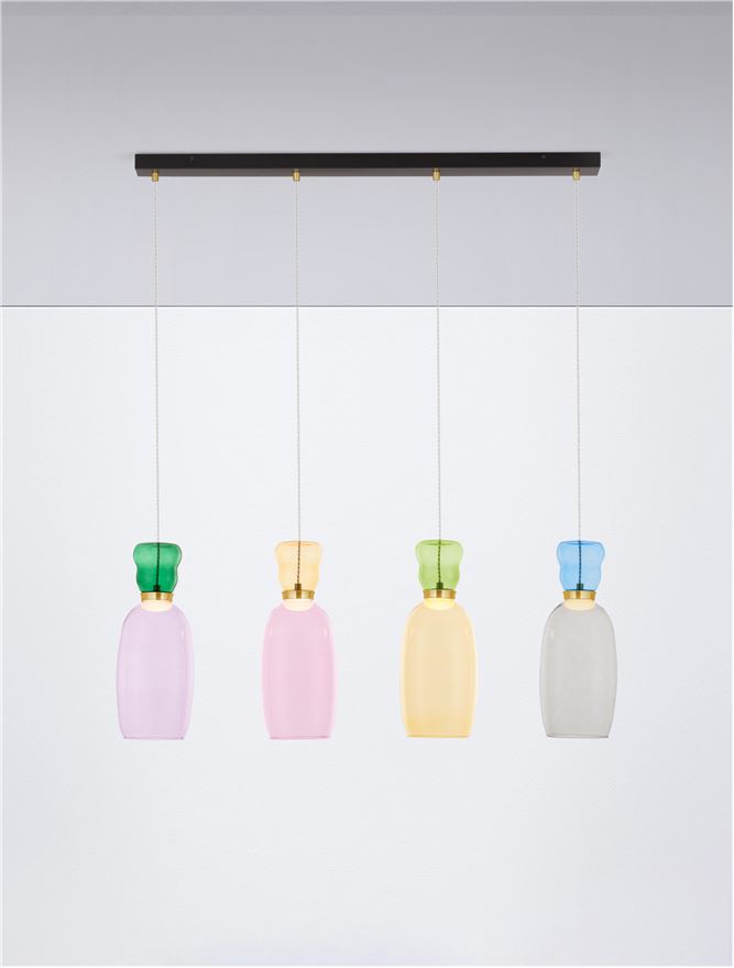 Lustra Nova Luce PLUMA 9030548