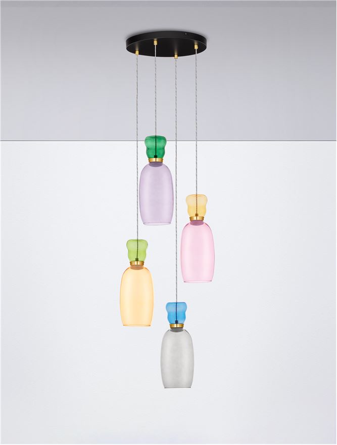 Lustra Nova Luce PLUMA 9030549
