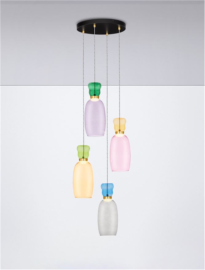Lustra Nova Luce PLUMA 9030549