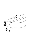 Aplica exterior Nova Luce NECTAR 9030576