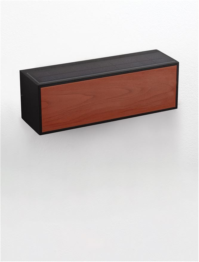 Aplica exterior solara Nova Luce BROWN 9030583