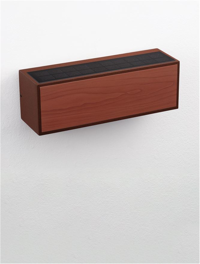 Aplica exterior solara Nova Luce BROWN 9030584