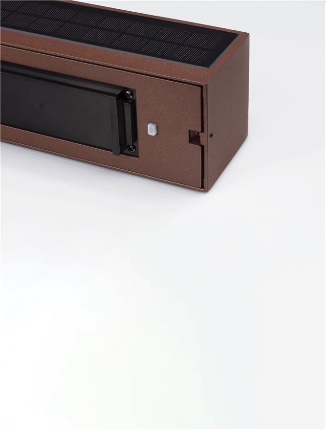 Aplica exterior solara Nova Luce BROWN 9030584
