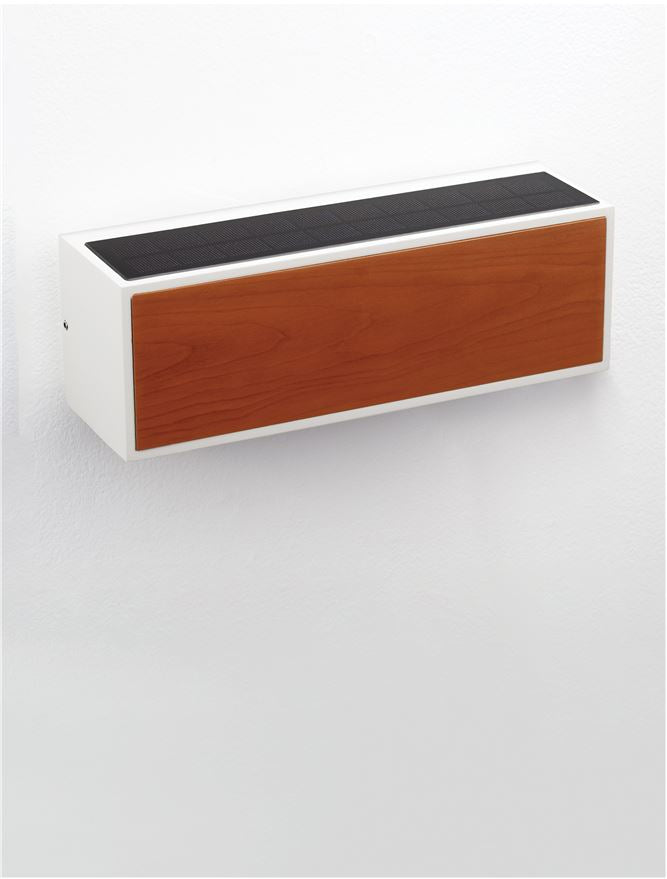 Aplica exterior solara Nova Luce BROWN 9030585