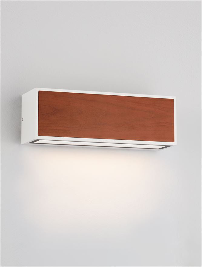 Aplica exterior solara Nova Luce BROWN 9030585