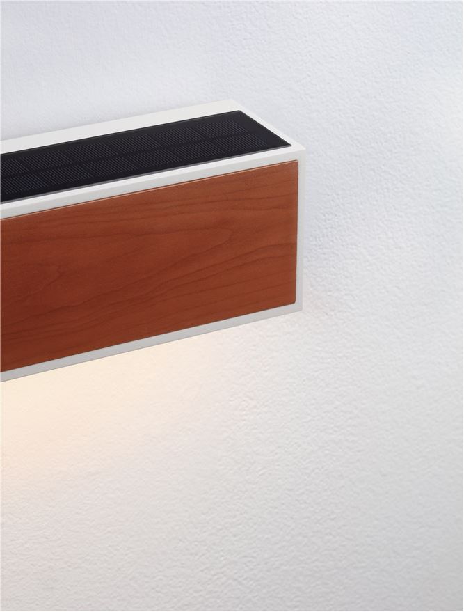 Aplica exterior solara Nova Luce BROWN 9030585