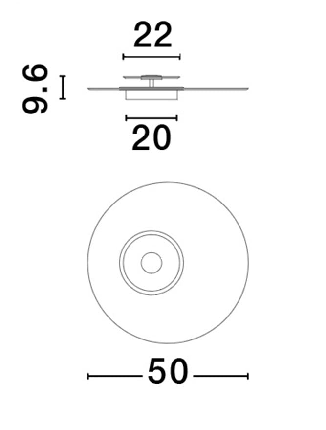 Plafoniera Nova Luce COPO 9030640