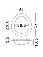 Plafoniera Nova Luce NIMBUS 9030647