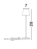 Veioza exterior reincarcabila Nova Luce PETIT 9030713