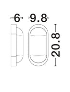 Aplica exterior Nova Luce TIEPOLO 9030766
