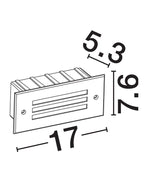 Spot incastrat exterior fatade/trepte Nova Luce OFF 9030776