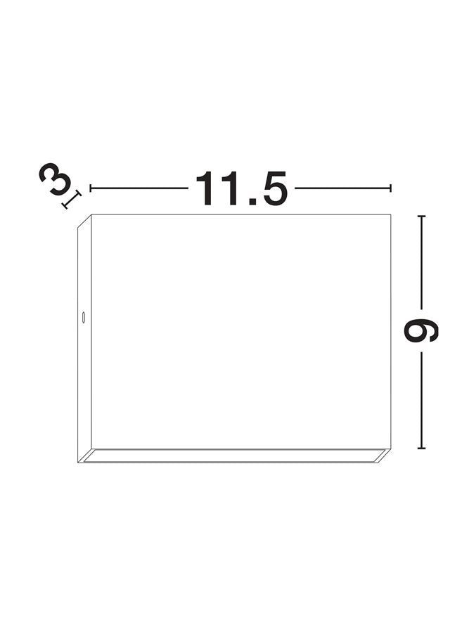 Aplica exterior iluminare sus/jos Nova Luce TICK 9030818