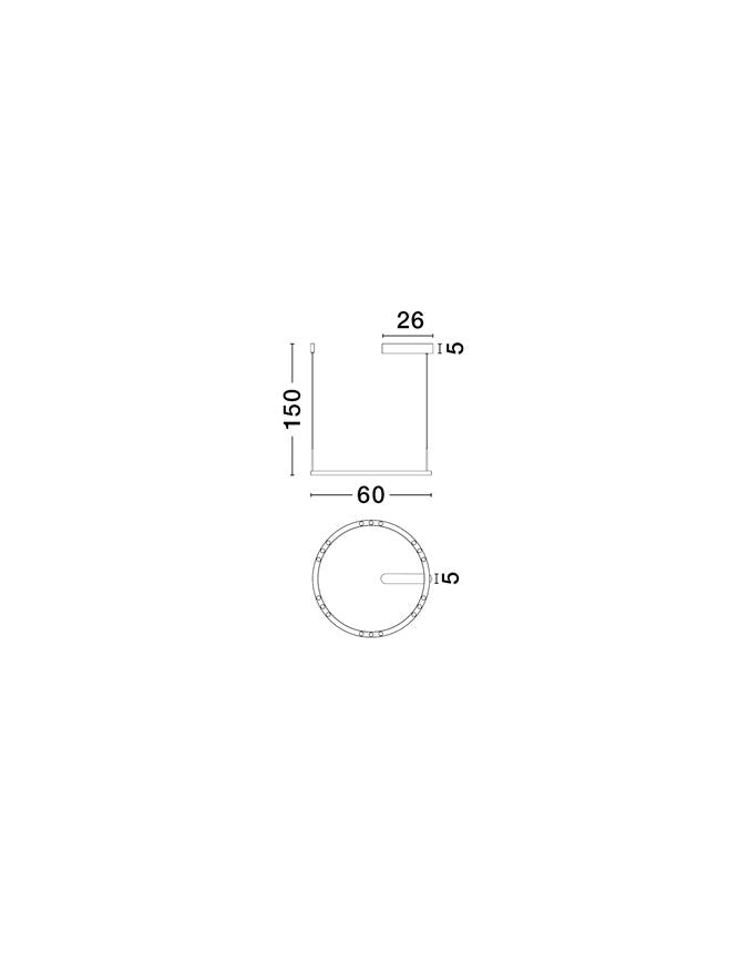 Lustra Nova Luce LUNETTE 9030925
