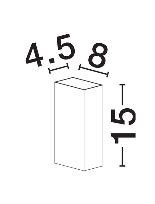 Aplica exterior iluminare sus/jos Nova Luce ORION 9030936