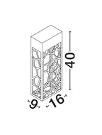Aplica exterior Nova Luce RAGNO 9030991