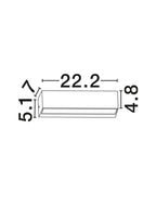 Aplica exterior lineara Nova Luce PRISMATIC 9041103