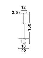 Pendul Nova Luce PIELO 9043306