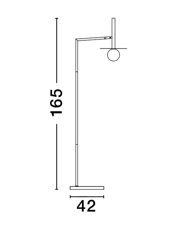 Lampadar Nova Luce PIELO 9043309