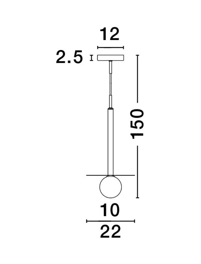 Pendul Nova Luce PIELO 9043311