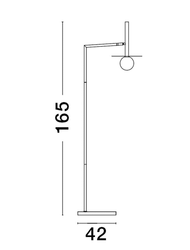 Lampadar Nova Luce PIELO 9043314