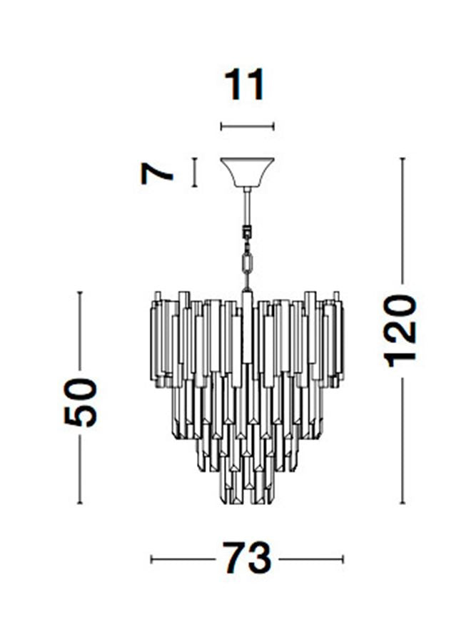 Candelabru Nova Luce GRANE 9050110