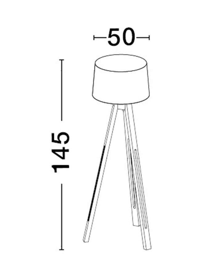 Lampadar Nova Luce LE ROY 9050165