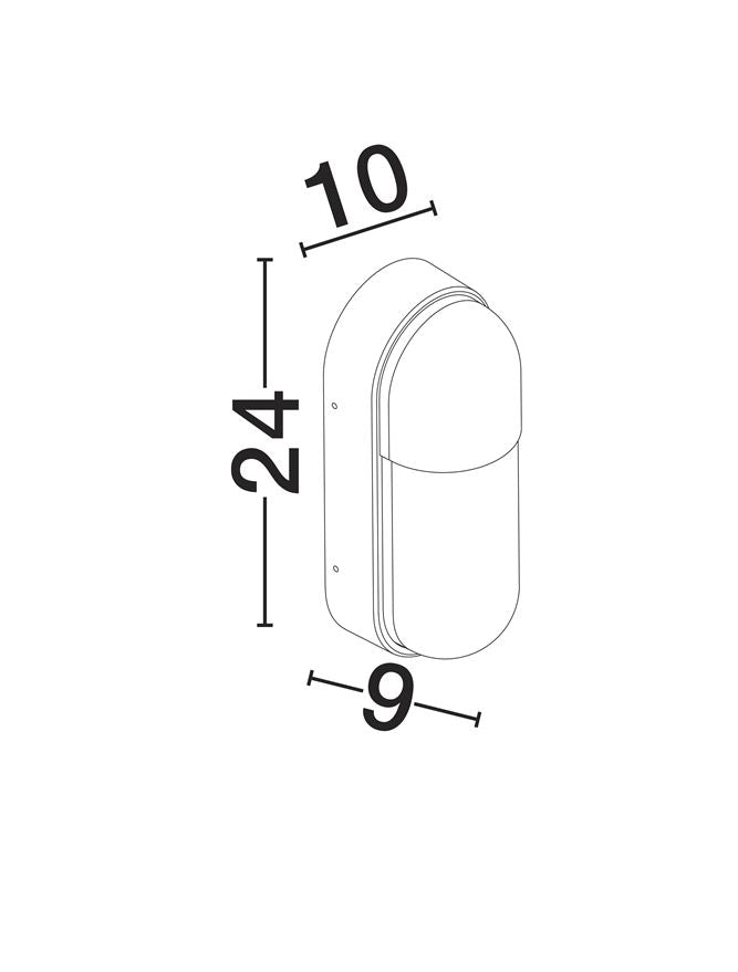 Aplica exterior Nova Luce ARROW 9050700