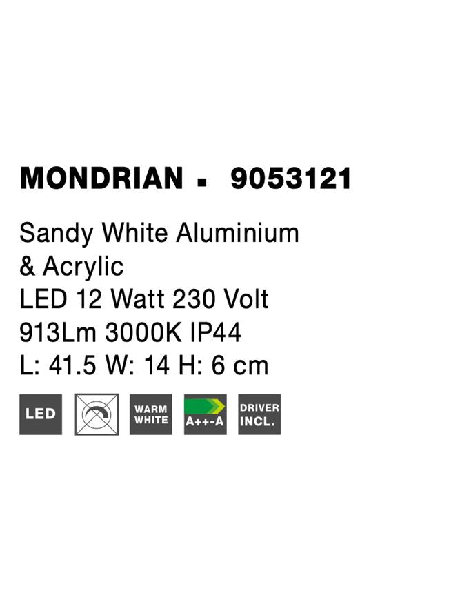 Aplica baie Nova Luce MONDRIAN 9053121