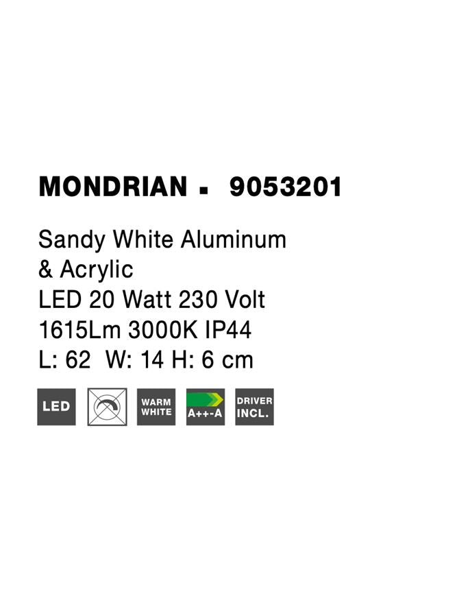 Aplica baie Nova Luce MONDRIAN 9053201