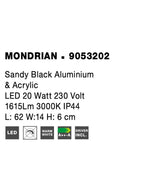 Aplica baie Nova Luce MONDRIAN 9053202