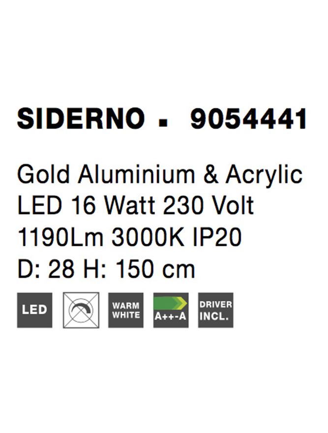 Lustra Nova Luce SIDERNO 9054441