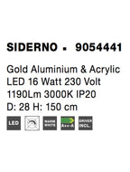 Lustra Nova Luce SIDERNO 9054441
