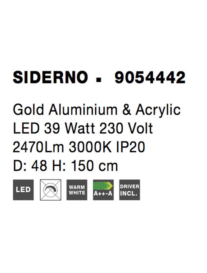 Lustra Nova Luce SIDERNO 9054442