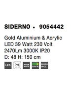 Lustra Nova Luce SIDERNO 9054442