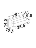 Aplica exterior cu senzor Nova Luce LETO 9060170