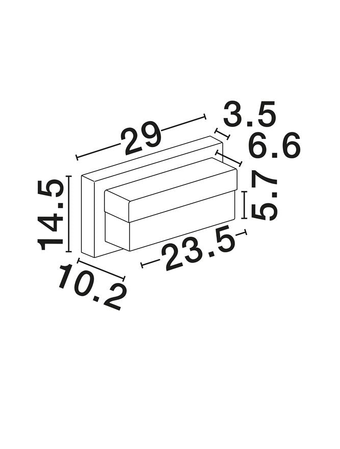 Aplica exterior cu senzor Nova Luce LETO 9060170