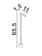 Stalp Nova Luce PIPE 9060263
