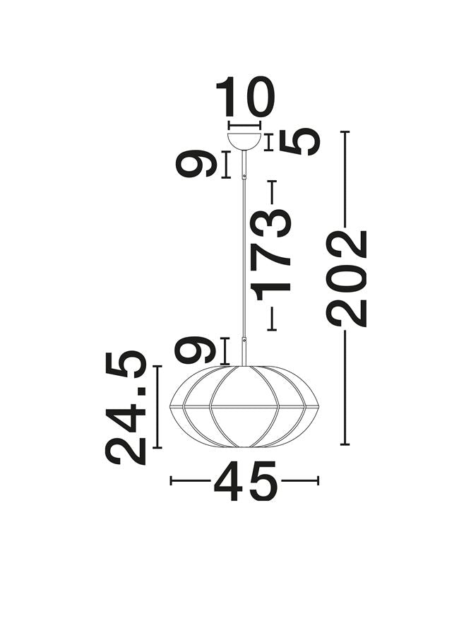 Pendul Nova Luce BRERA 9061106