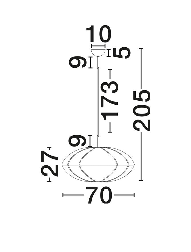 Pendul Nova Luce BRERA 9061107