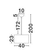 Pendul Nova Luce SYRIN 9061109