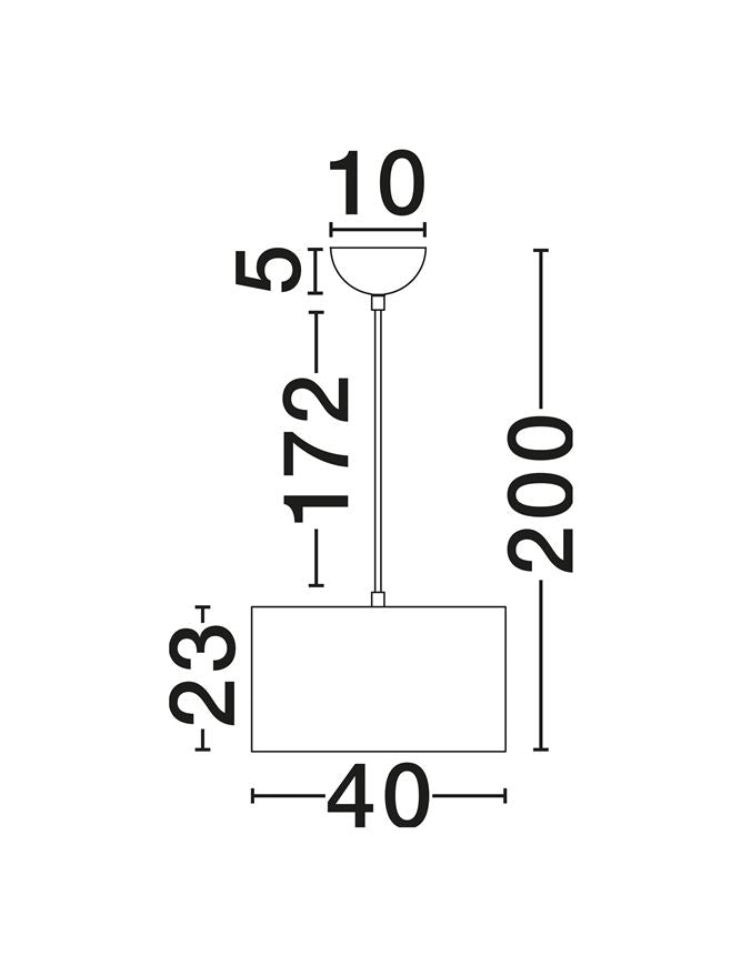 Pendul Nova Luce SYRIN 9061110
