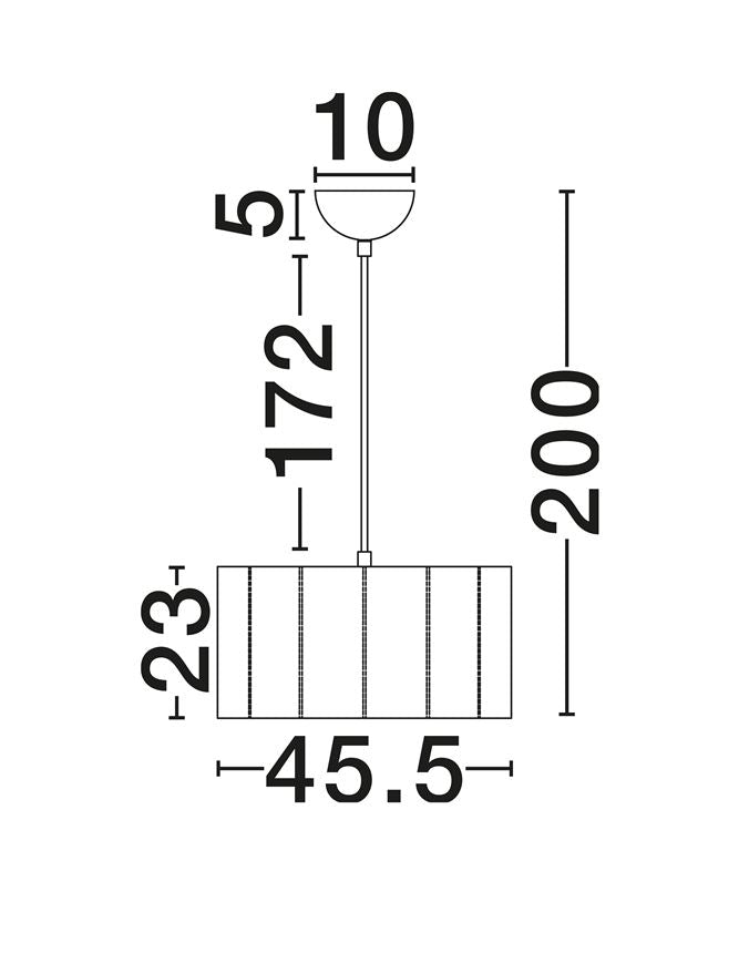 Pendul Nova Luce ALVE 9061115