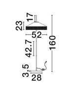 Lampadar Nova Luce VELVY 9061131