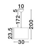 Pendul Nova Luce KAREN 9061144
