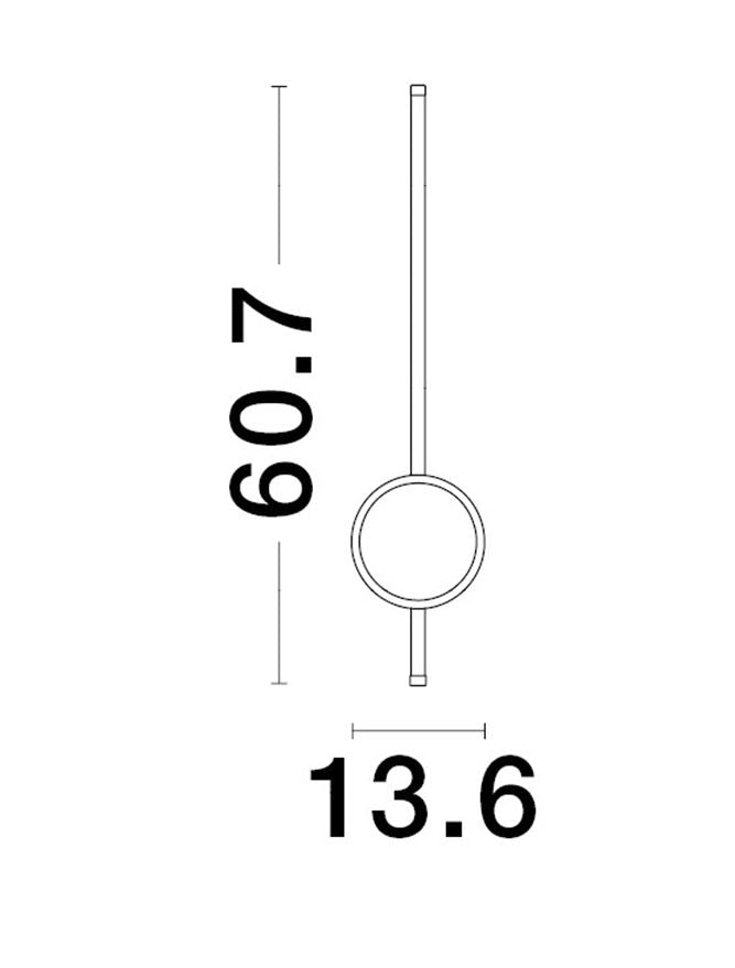 Aplica Nova Luce CLOCK 9061426