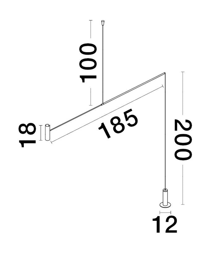 Lampadar Nova Luce VOICE 9061429