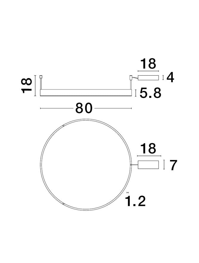 Plafoniera Nova Luce MOTIF 9063605